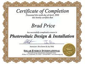 Certifications Solar Sacramento SunPower Elite Dealer for Home